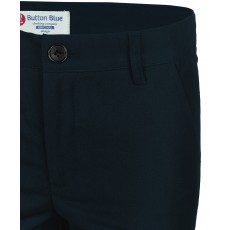 Брюки синие зауженные (slim fit)